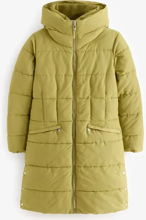 Next Vandafvisende Polstret Puffer Hooded Mid Length Coat44 Petite