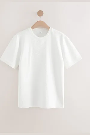 Next T-shirt med tekstur2X-Large