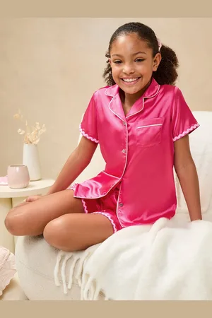 Lipsy London Satin Pyjamas (3-16yrs)7 - 8 år (122 - 128cm)