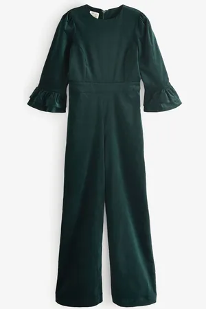ASPIGA Victoria 3/4 Sleeve Stretch Corduroy JumpsuitS
