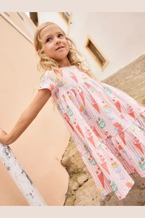 Boden 100% Cotton Ariel Twirly Jersey Dress128134cm