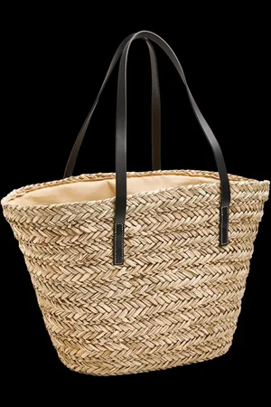 Pieces® Straw Shopper Bagen