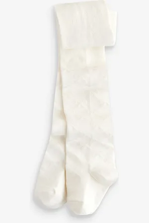 Next Bomuld Rich Textured Sløjfe StrømpebukserOp til 6 måneder (50 - 68cm)