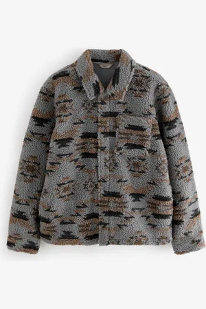 Next Trykt Fleece ShacketL