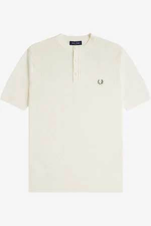 Fred Perry Waffle Henley T-ShirtMiddel