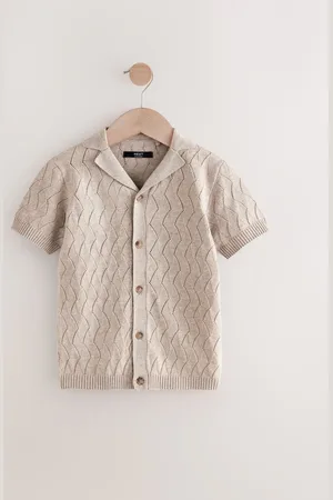Next Knitted Revere Collar Polo Shirt (3-16yrs)11 år (146cm)