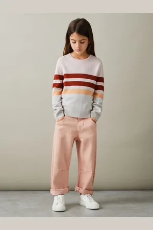 Reiss Audrey Wool Blend Stribet Rund hals Trøje4 - 5 år (104 - 110cm)