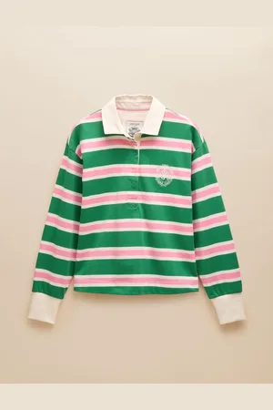 Joules Lara Boxy Fit Rugby Skjorter48