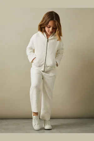 Reiss Ula Cotton Blend Boucle Hoodie and Joggers Set7 - 8 år (122 - 128cm)