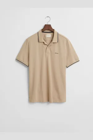 GANT Short Sleeve Tipping Pique 100% Cotton Polo Shirtxxxlarge