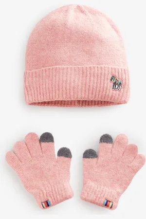 Paul Smith Girls Zebra Logo Beanie And Gloves Set7 - 10 år (122 - 140cm)
