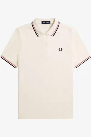 Fred Perry Poloskjorte med dobbelt stribe på krave42