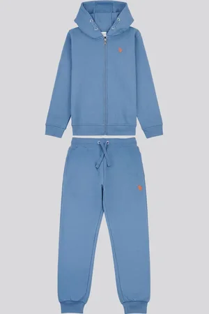 U.S. Polo Assn. U. S. Polo Assn. Boys Double Horsemen Zip Hoodie and Joggers Set18 måneder (86cm)