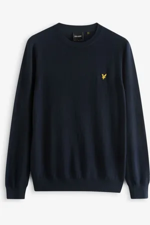 Lyle & Scott Cotton Merino Rund hals TrøjeXS