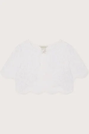 Monsoon Lola Lace Shrug7 - 8 år (122 - 128cm)
