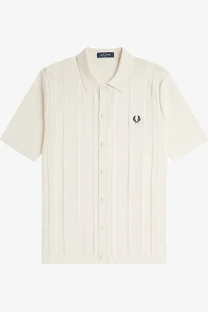 Fred Perry Button Through Short Sleeves Shirtxlarge
