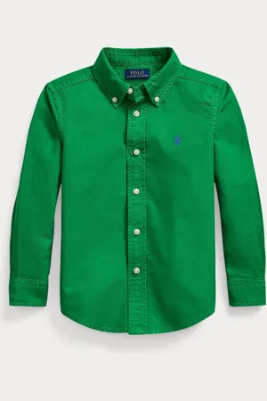 Ralph Lauren Boys Garment-Dyed 100% Cotton Oxford Shirt13 år (158cm)