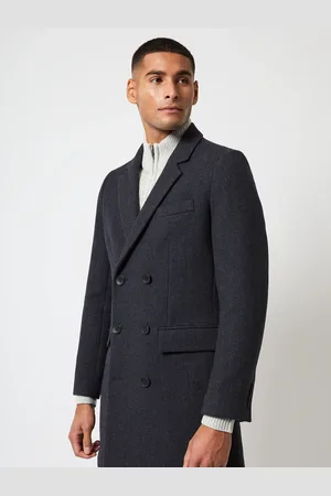 French Connection Overfrakke Herringbone JakkeXL