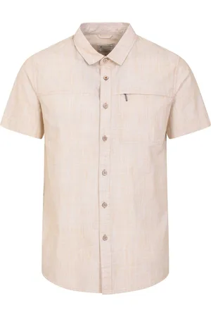 Mountain Warehouse Herre Coconut Slub Tekstur 100% Bomuld SkjorterM