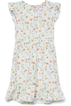 VERO MODA Floral Frill Short Dress134140cm