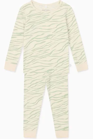 Mori Zebra Organic Cotton & Bamboo 2 Piece Pyjamas Set9298cm