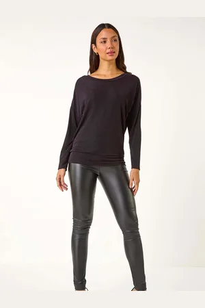 Roman Shimmer Glitter Banded Hem T-Shirt40