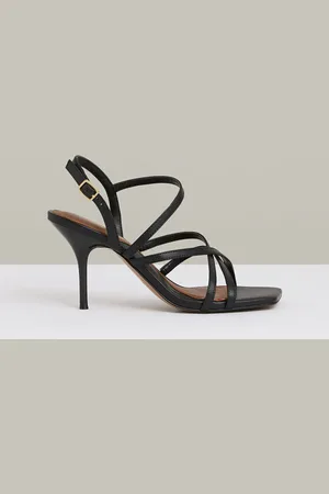 Reiss Elise Leather Strappy Stiletto Sandals