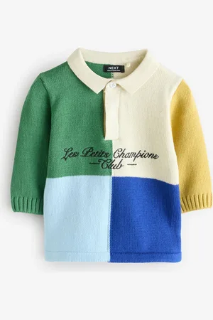 Next Knitted Rugby Shirt (3mths-7yrs)6 - 7 år (116 - 122cm)