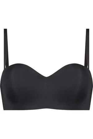 Hunkemöller Smooth Padded Underwired Strapless Push-Up Black Bra38 C