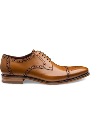 Loake Foley Calf Leather Semi Broguesko Sko
