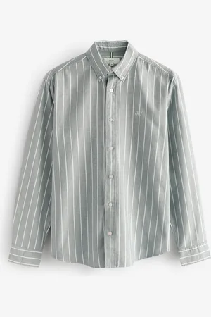 Next 100% Cotton Stripe Long Sleeve Oxford Shirtmedium