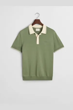 GANT 100% Cotton Short Sleeve Modal Blend Polo Shirtsmall