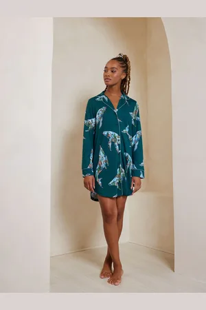 Chelsea Peers Coral Whale Print Nightshirt44