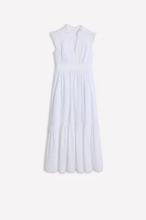 Boden Wren Broderie Midi Dress42
