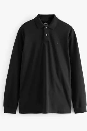 Next Langærmet piké-poloshirtL