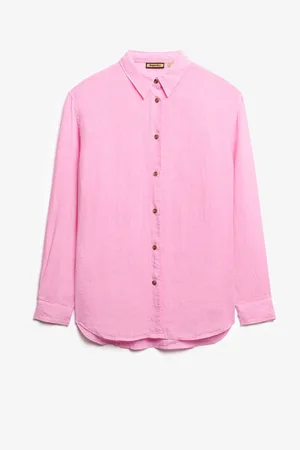 Superdry Boyfriend Casual Hør Skjorter42