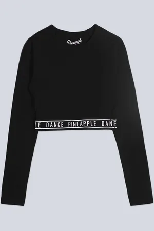 Pineapple Tape Girls Long Sleeve Crop Top5 - 6 år (110 - 116cm)