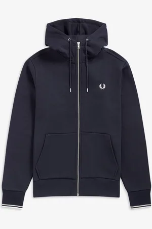 Fred Perry Zip Up HættetrøjeS