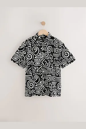 Next Short Sleeve Printed Shirt (3-16yrs)152158cm
