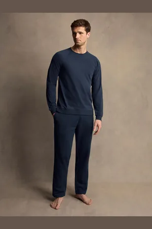Paul Smith Navy Lounge Long Sleeve 100% Cotton TopS