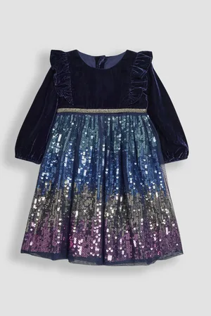 JoJo Maman Bébé Sequin Party Dress1.5 - 2 år (86 - 92cm)