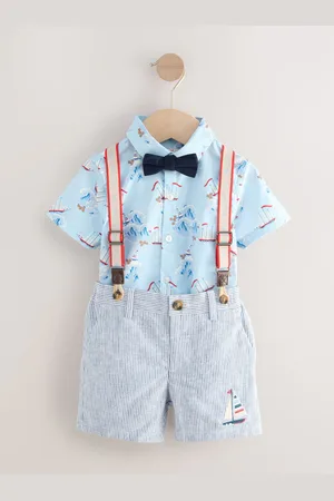 Next Skjorter, Seler, Short & Sløjfe Slips Set (3mdr.-7år)116122cm
