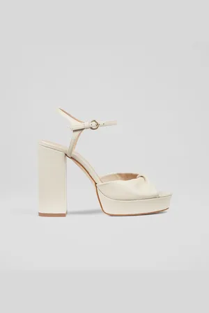 LK Bennett Rosa Leather Platform Sandals