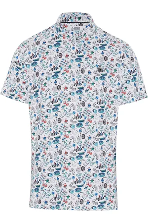 Original Penguin Gaming Inspired Novelty Tryk Polo-skjorterM