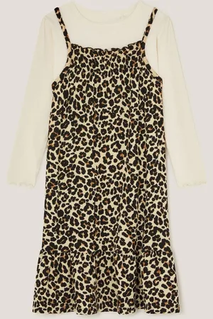 Monsoon Animal Print Dress & Top Set122128cm