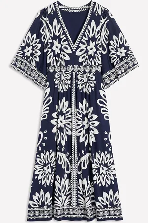 Boden Maya Kimono Jersey Maxi Dress36