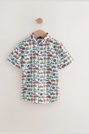 Next Cath Kidston 100% Cotton Short Sleeve Shirt (3mths-7yrs)104110cm