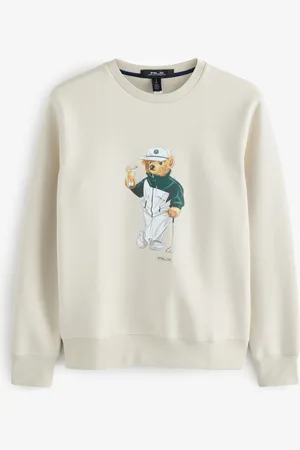 Ralph Lauren Natural Bear Knit Sweatshirt