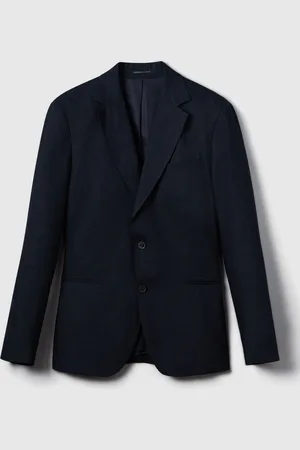 Reiss Kin Enkeltradet Hør Jakkesæt Blazer Slim Fit 46