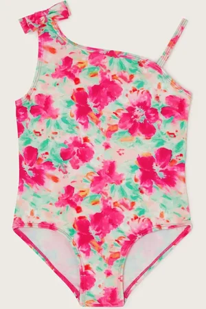 Monsoon Tropical Floral Asymmetrical Swimsuit98104cm